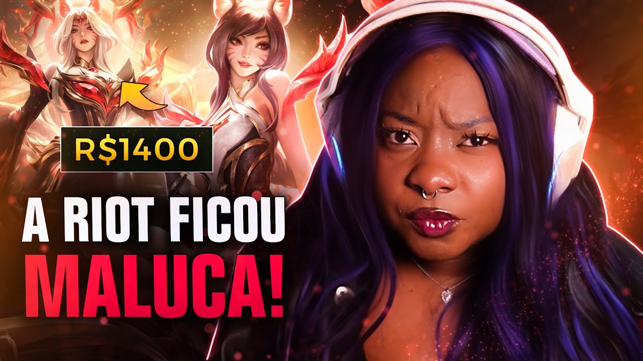 REAGINDO À POLÊMICA SKIN DE R$1400 DA AHRI! 🦊🔥 | League of Legends - Jinkiwinkki