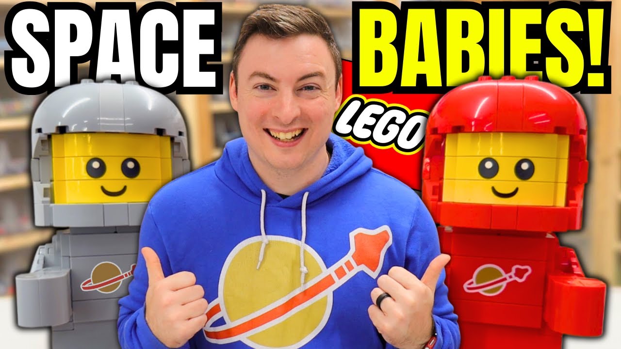 Starting our Lego Space Baby UPSCALED Army in Different Colors! Classic Space Episode 2