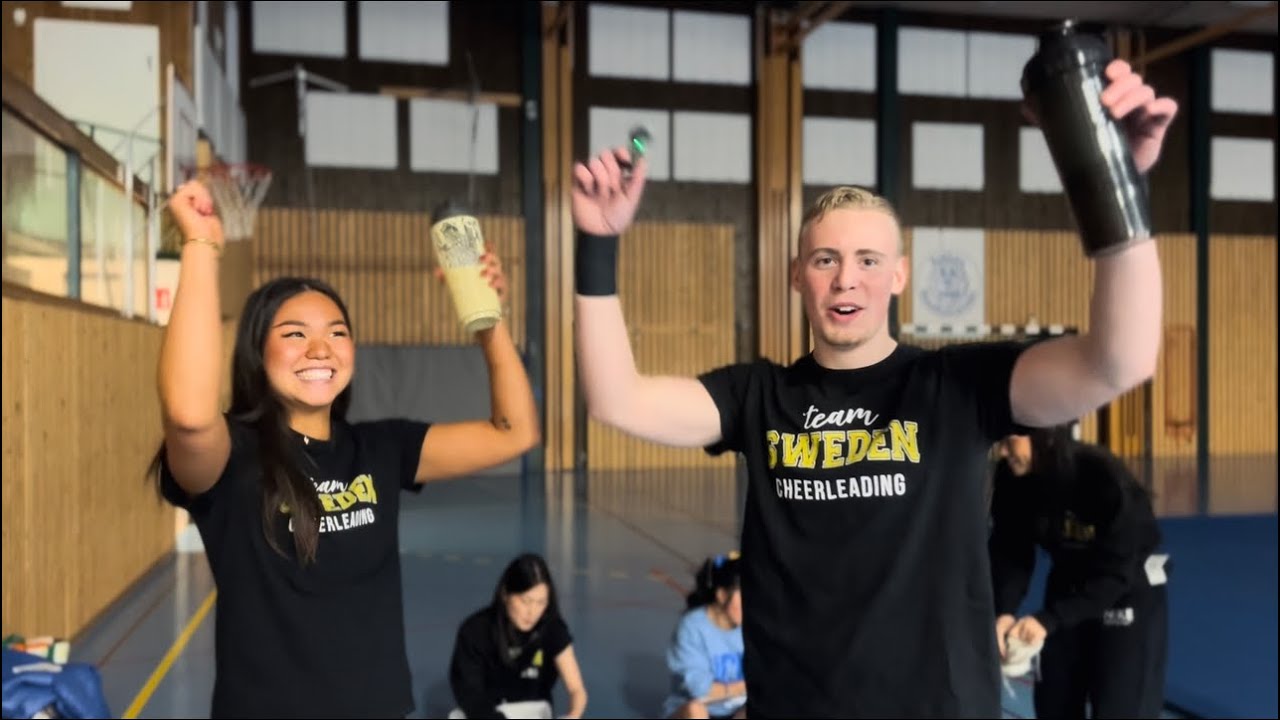 Cheer Vlog Landslagshelg COED, DAM & JAG 🇸🇪📣