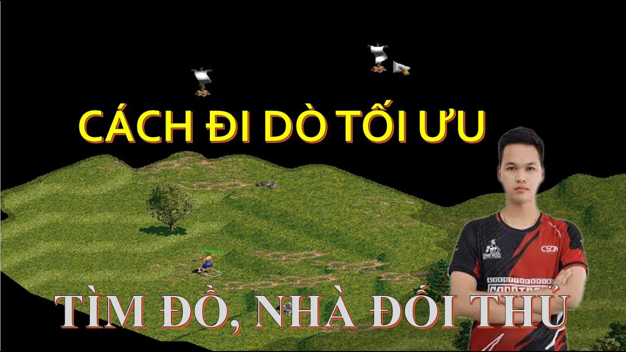 Cách Đi Dò Tìm Đồ Ăn Sớm Lên Đời Sớm Trong AOE | Cách chơi đế chế | 4K | Đế Chế Đại Cương Bài#9
