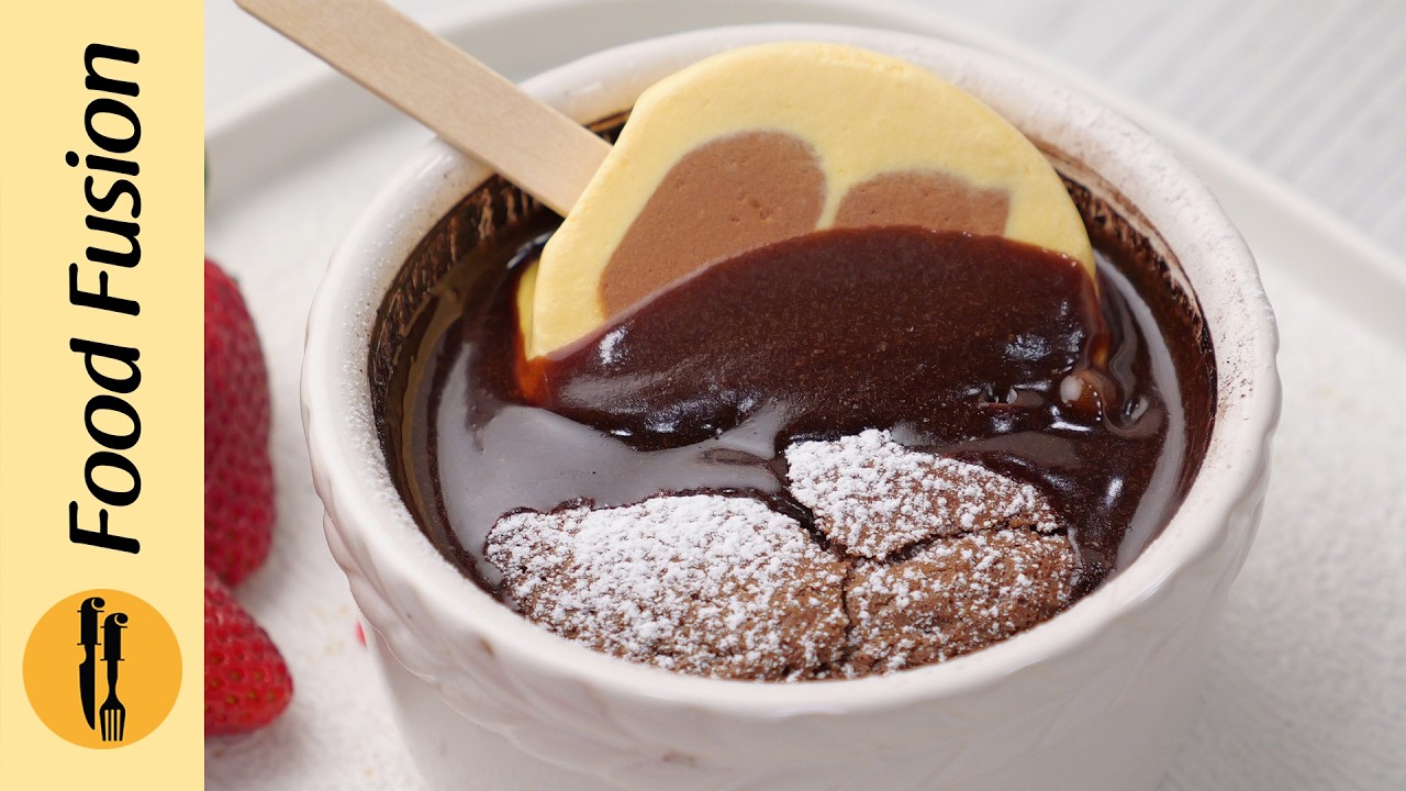 Omoji Lava Cake Recipe by Food Fusion