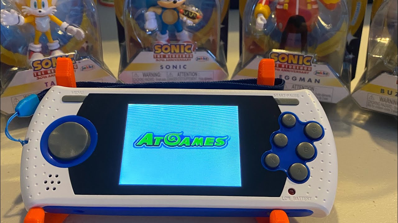 AtGames Sega Genesis Ultimate Portable Game Player Review & Setup - Stoned Gamer