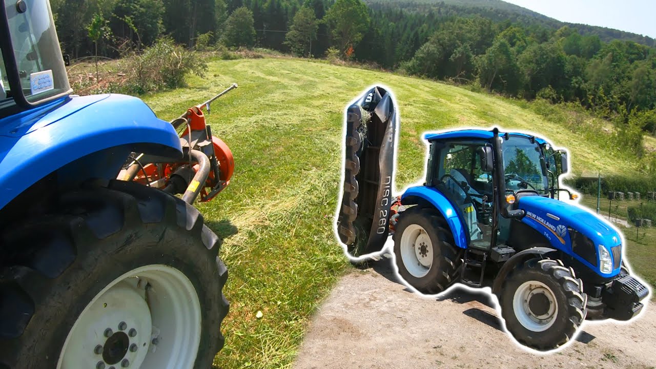 POV First Cut 2025 - Cutting The Second Field | New Holland T4.75, SIP DISC 260 S ALP