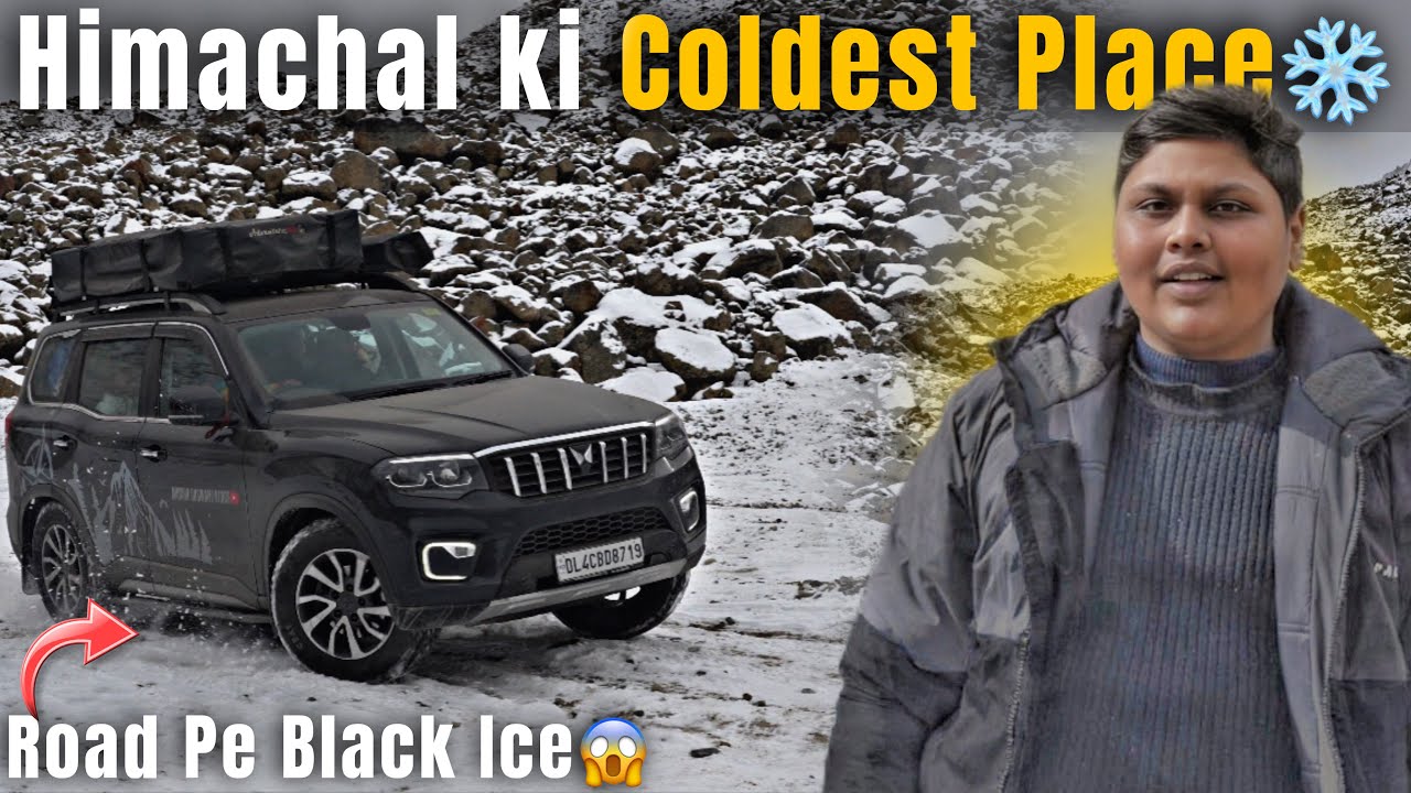 Ep-5 । यहाँ से आगे नहीं जा सकते❄️ । Himachal ka last Tourist Spot । Extreme Snow On Roads🏕️