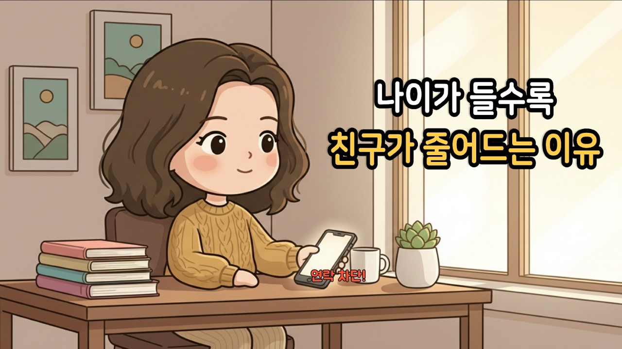 나이 들수록 친구가 귀찮아지는 이유, 사실 당신은 똑똑한 거였다