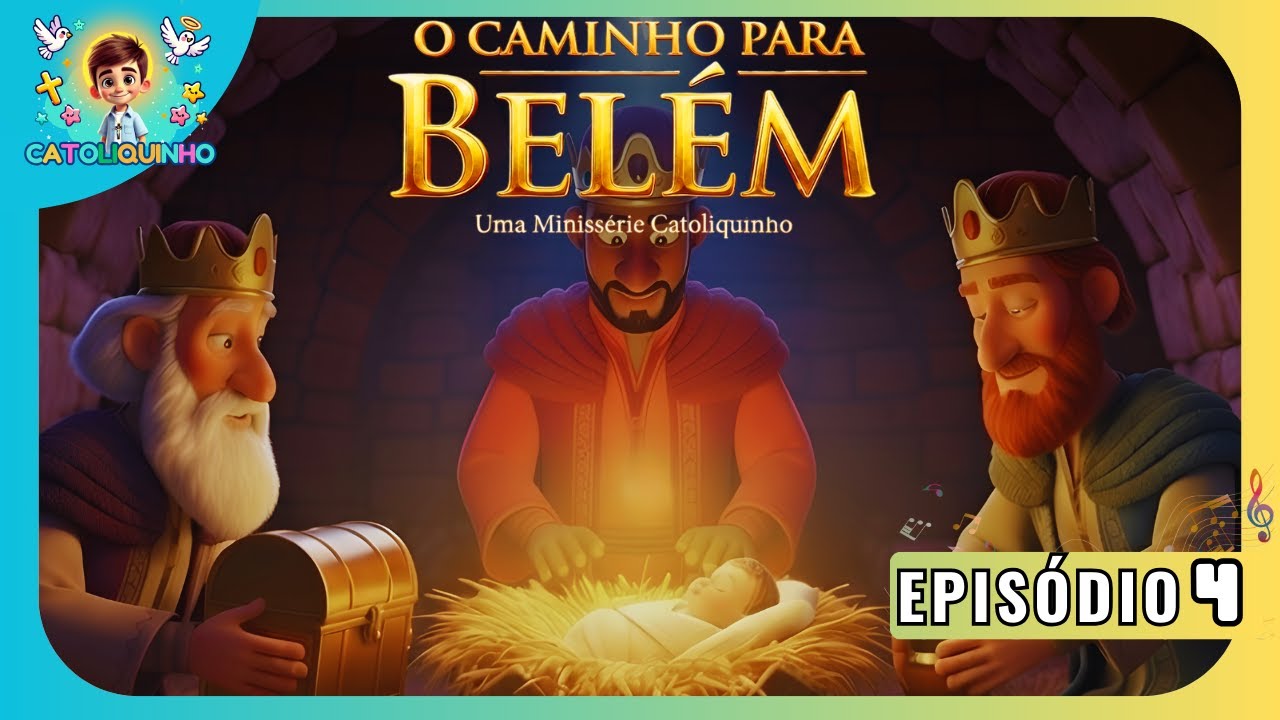 🌟O Caminho para Belém - Ep. 4: Os Reis Magos e a Fuga para o Egito | Catoliquinho #videoinfantil 👑
