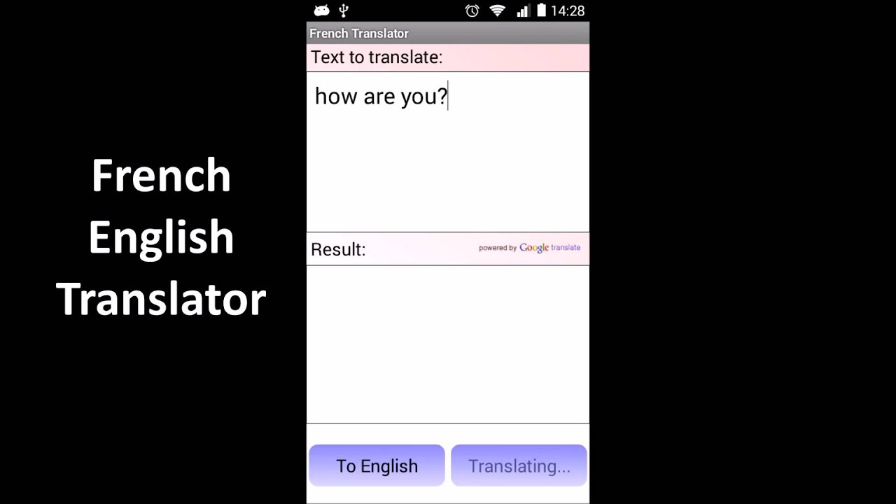 French English Translator
