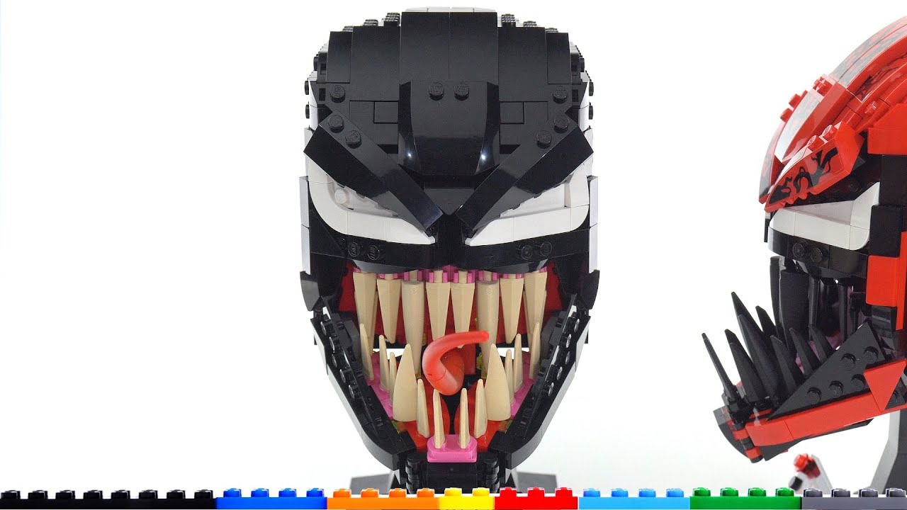 LEGO Venom (head) 76187 unscripted review & Carnage comparison!
