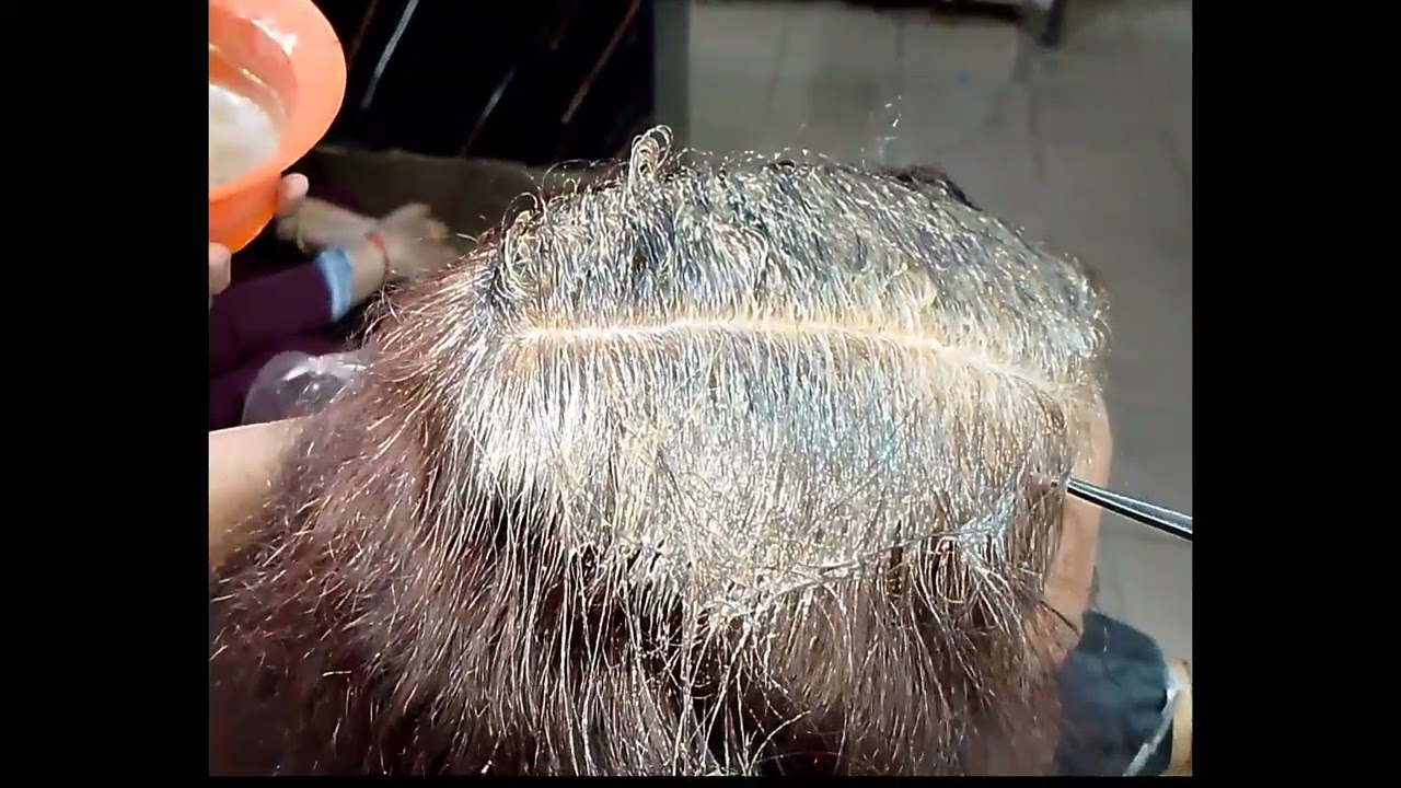 Root Hair Touch up 👍||Step By step ||Grey Hair coverage