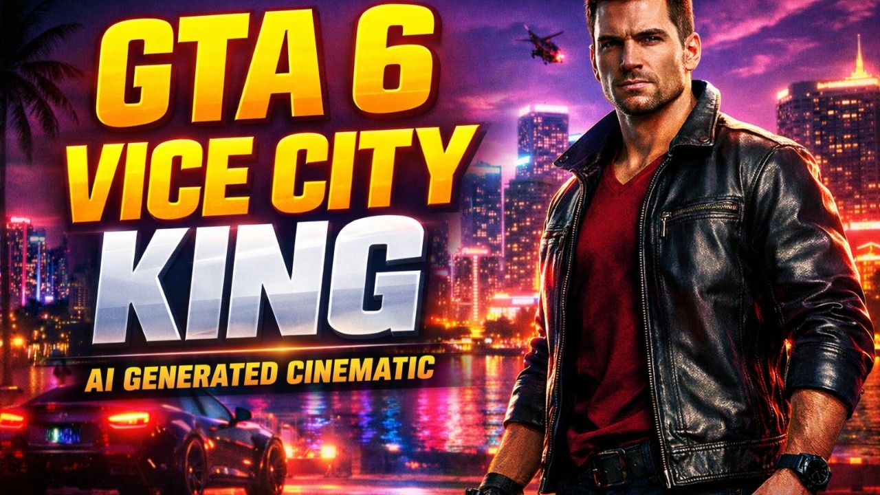 GTA 6 Inspired Vice City Cinematic Story (AI Made)
