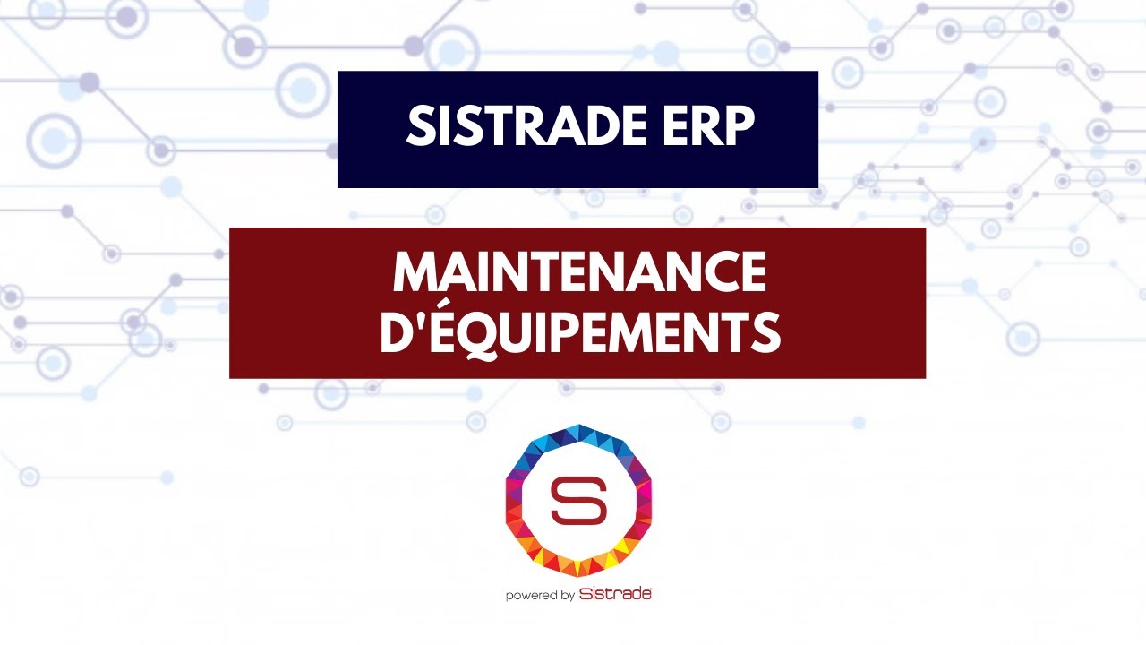 ERP Logiciel de Maintenance d'Équipements