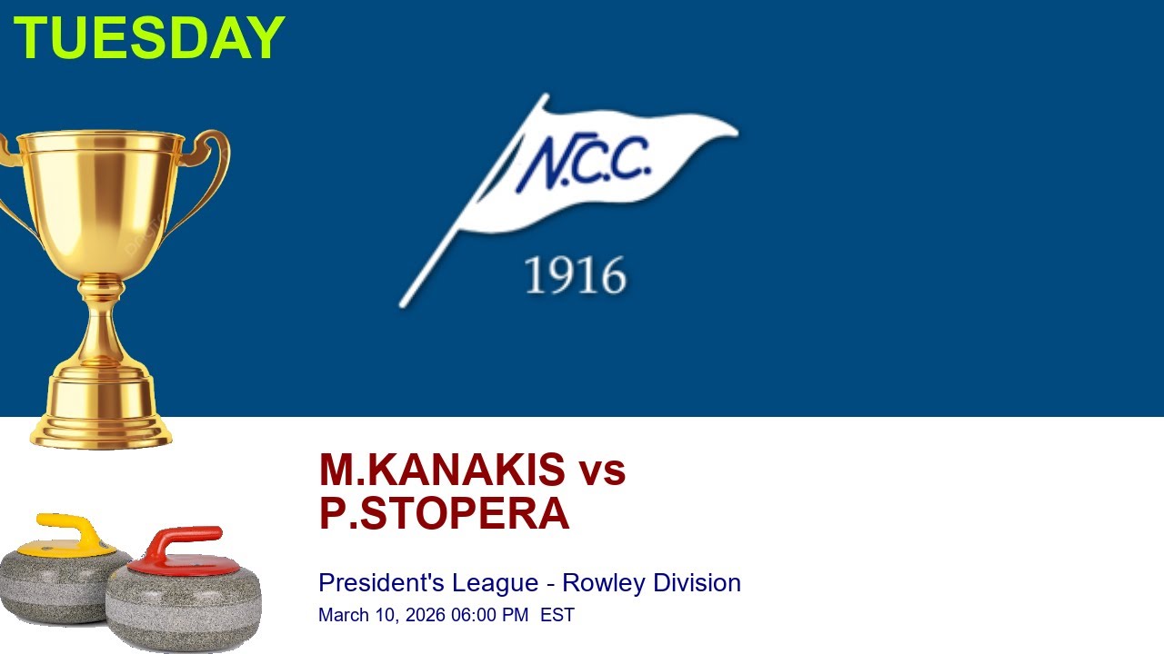 S3: NCC President's League - Rowley Division | M.KANAKIS vs P.STOPERA