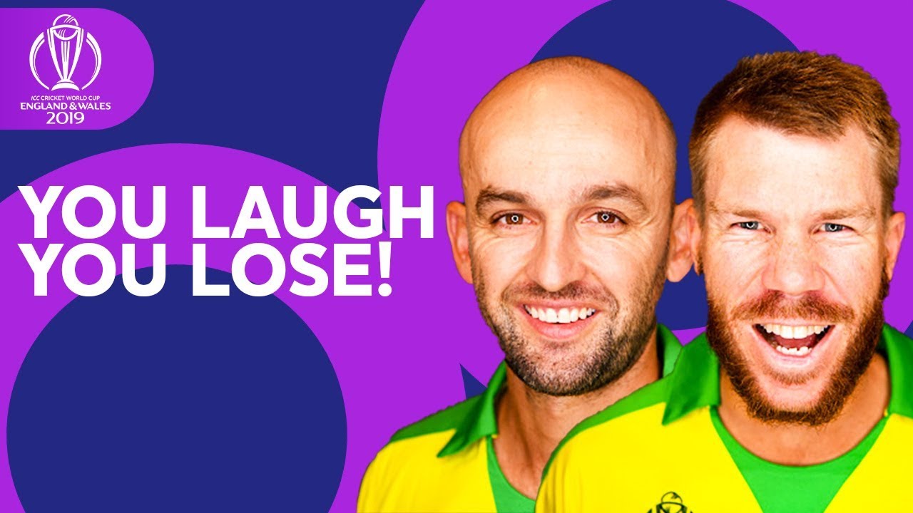 YOU LAUGH, YOU LOSE | Nathan Lyon vs David Warner | ICC Cricket World Cup 2019