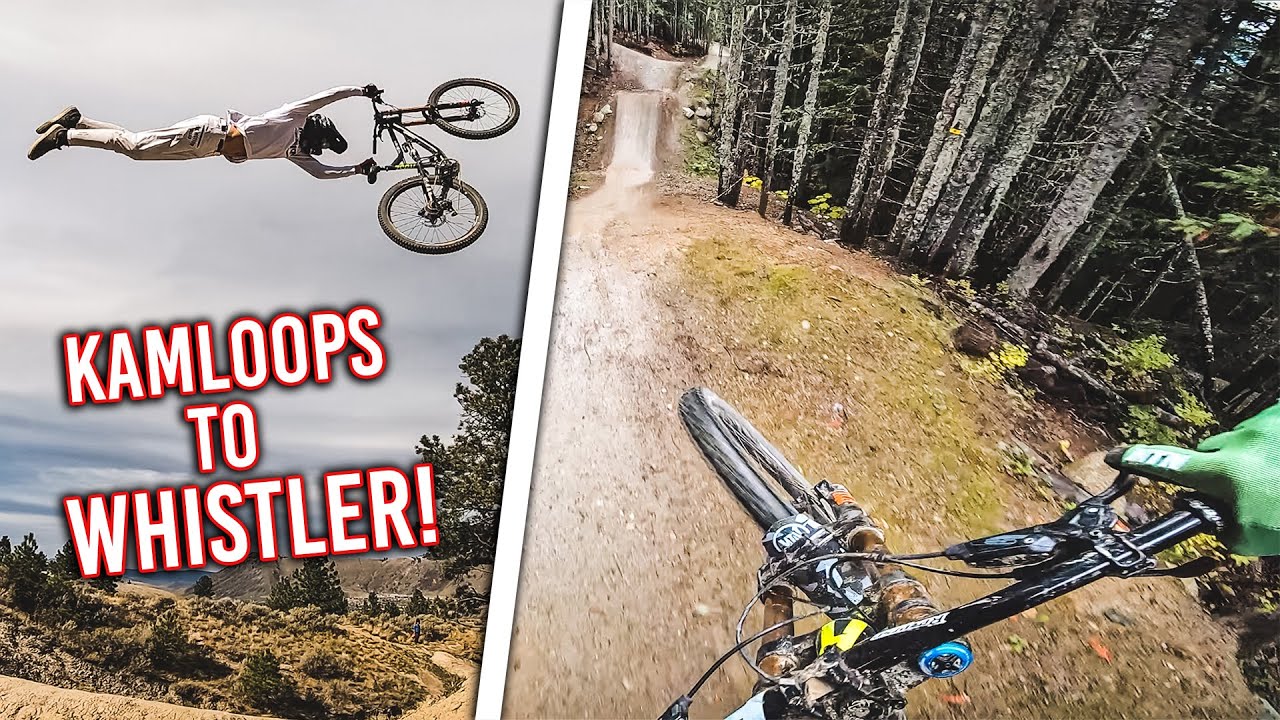 KAMLOOPS to WHISTLER BIKEPARK! Freeride MTB Trip Kanada