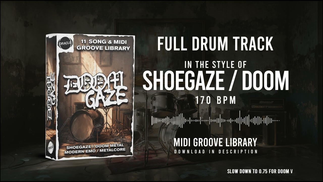 DOOMGAZE - 170bpm SHOEGAZE / DOOM DRUM TRACK