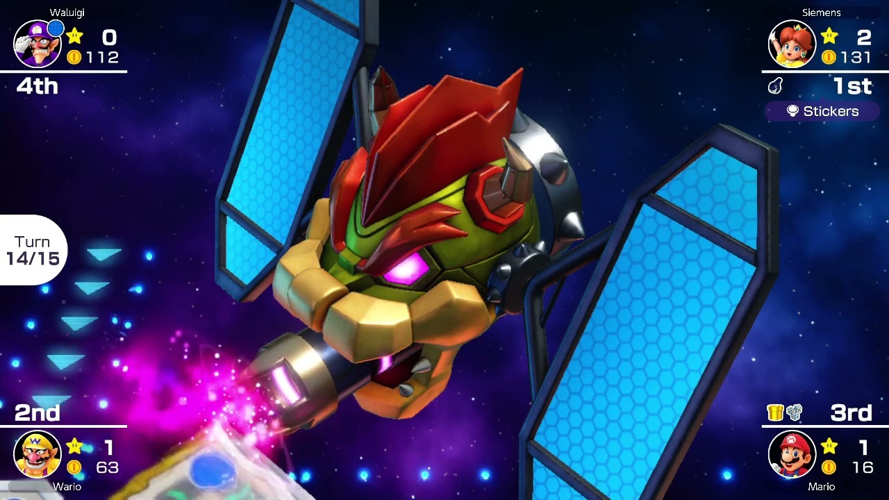 Bowser Coin Beam - Space land Mario party Superstar