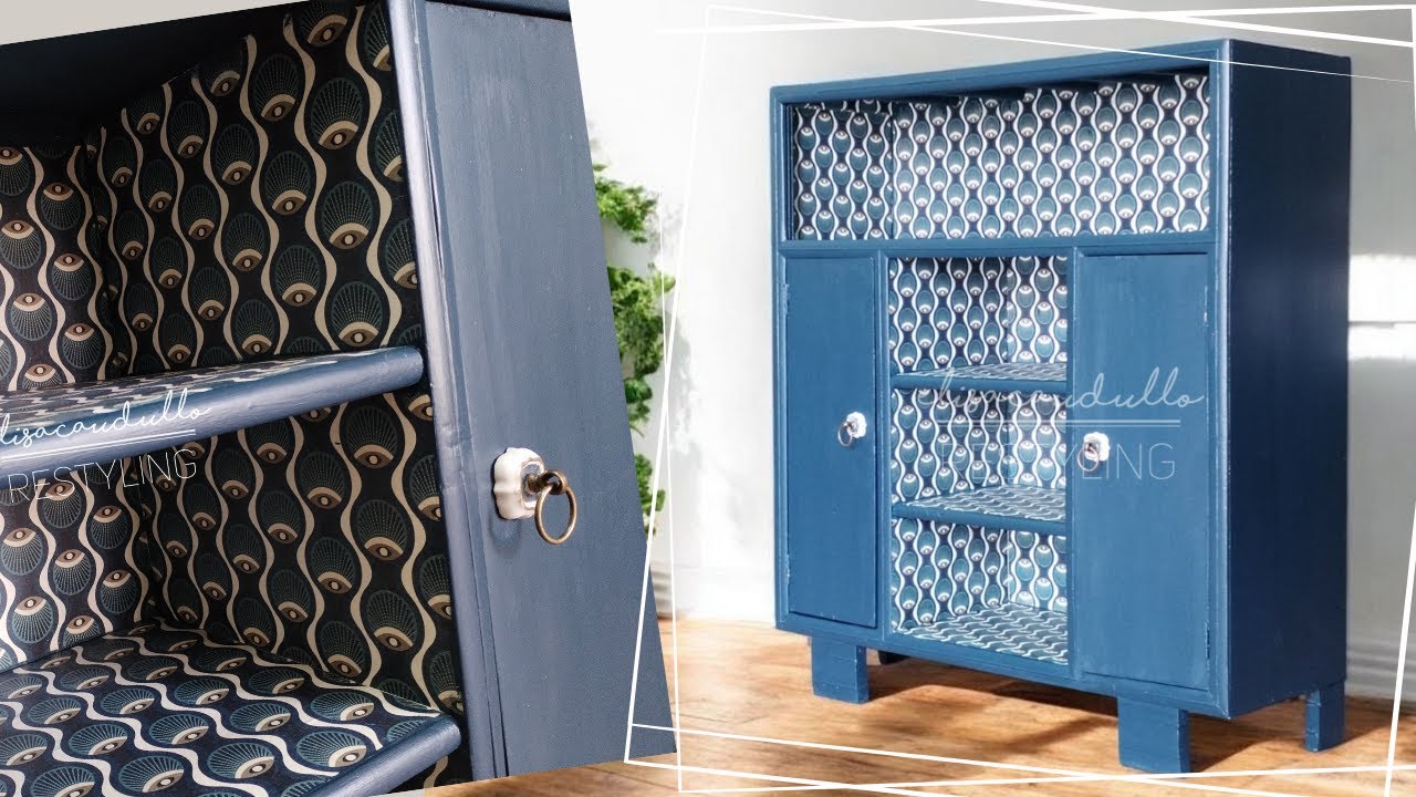 Recupero Credenza Anni ’40 con Decoupage | Restyling Contemporaneo con Magic Paint