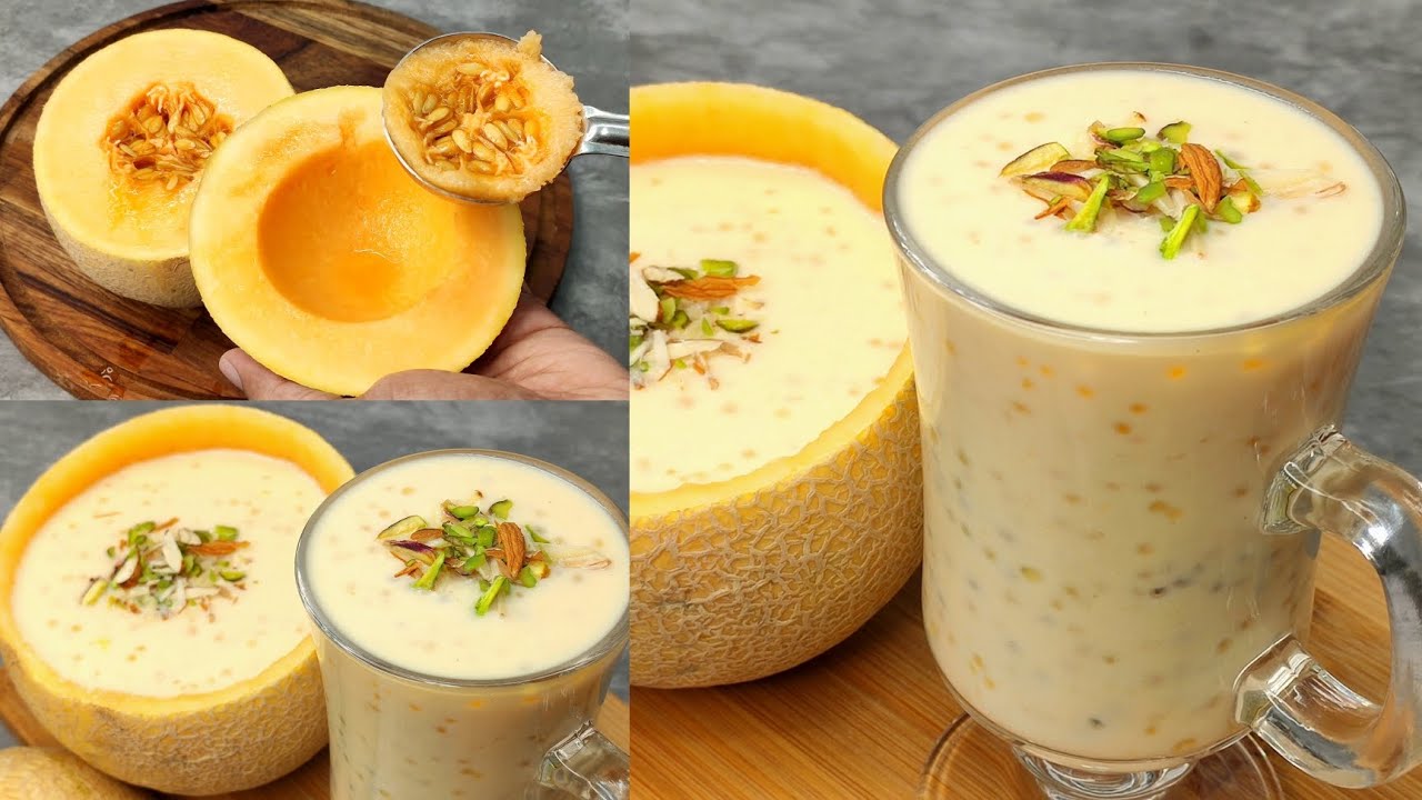 Musk Melon Sharbat| MuskMelon Milk Shake| Summer Special Drink|Kharbuja Sharbat| गर्मी और लू से बचाए