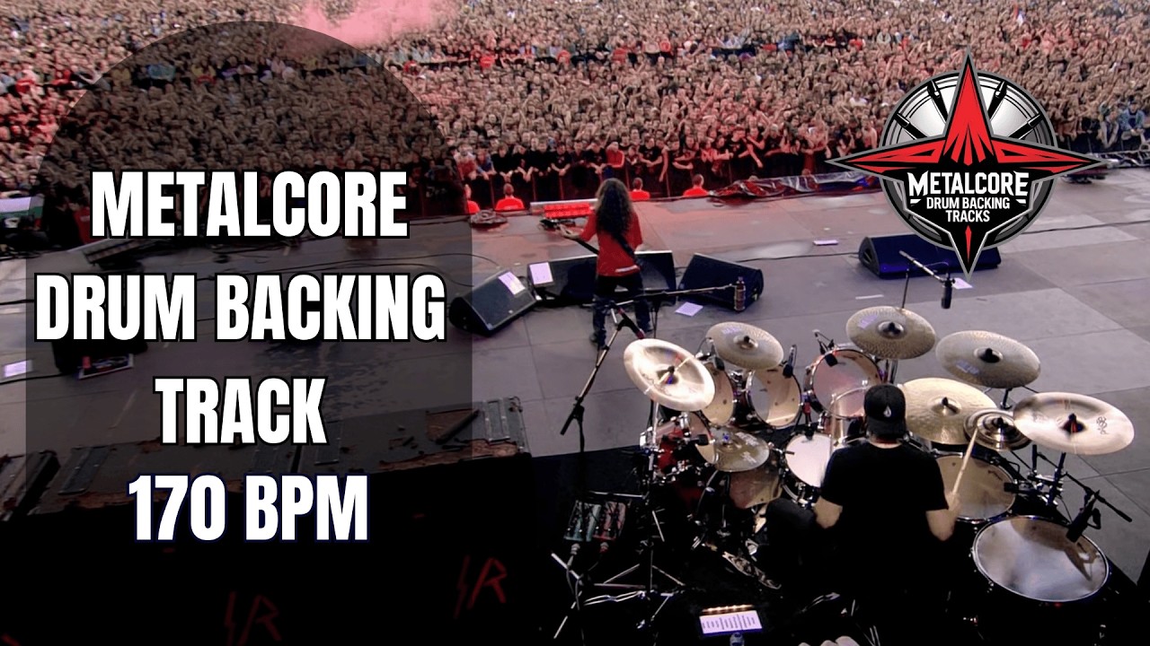 170 BPM Metalcore Drum Backing Track | Crushing Sludge Stomp