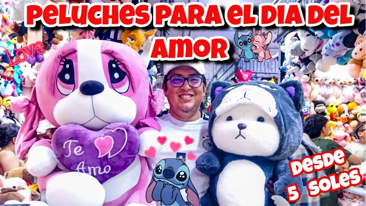 ENCONTRAMOS LOS MEJORES PELUCHES PARA EL DIA DEL AMOR Y LA AMISTAD