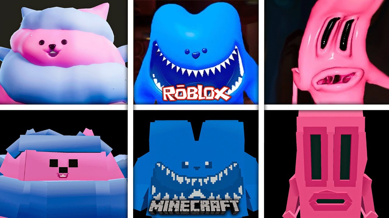 [ROBLOX] Taffy Tails - ALL JUMPSCARES vs MINECRAFT
