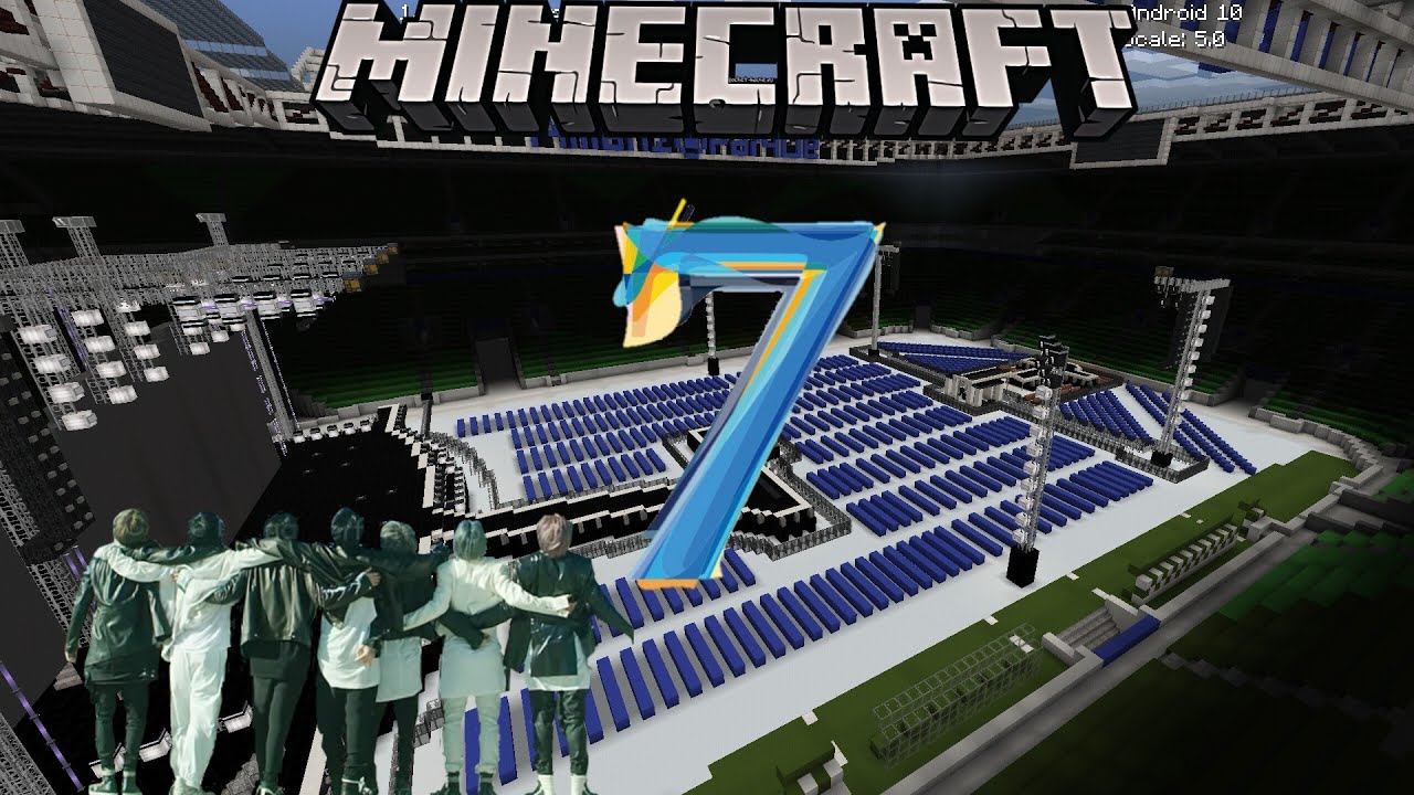 Bts - Map Of The Soul Tour  -  Minecraft Pe - FanMade