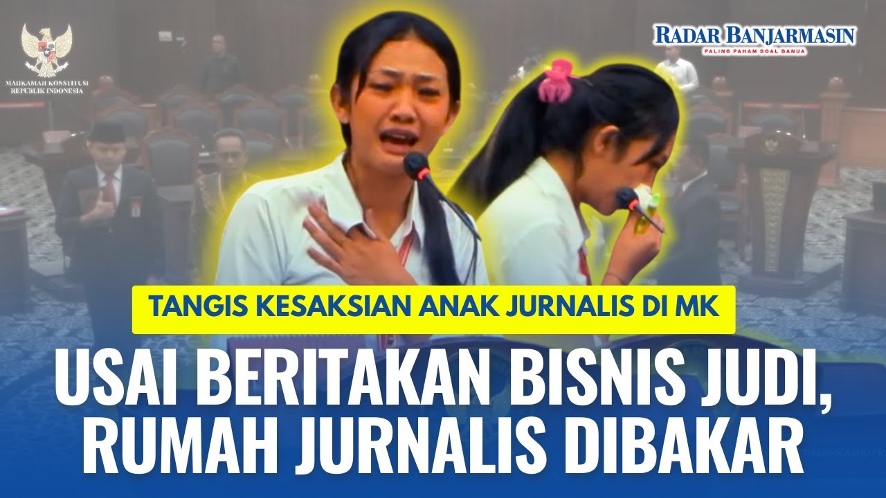 Tangis Kesaksian Eva Pasaribu Pecah di MK: Keluarga Dibakar, Oknum TNI Diduga Terlibat