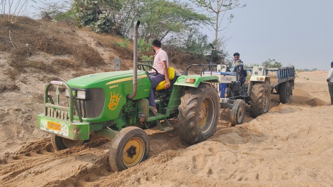 Swaraj vs John Deere The Ultimate Mud Rescue Challenge