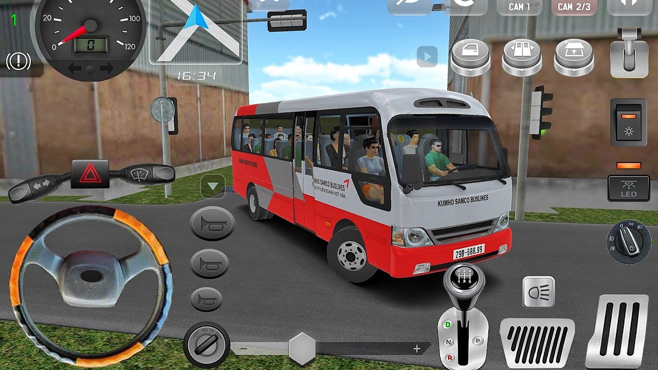 New Hyundai County MiniBus Driving - Bus Simulator 3D - Bus Game Android Gameplay