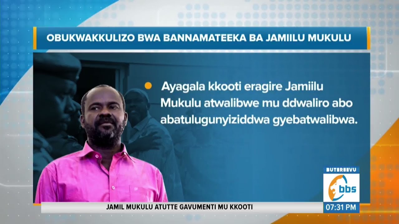 Jamil Mukulu Atutte Gavumenti mu Kkooti, Agirumiriza Okumuliisa Embizzi N’okumutulugunya
