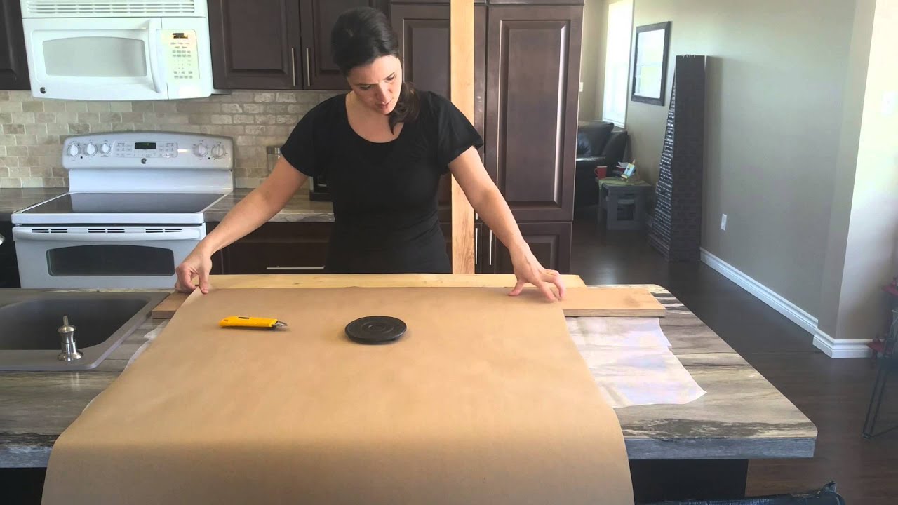 Paper Bag Flooring - How to cut paper planks to look like wood planks - paperbagflooring.com