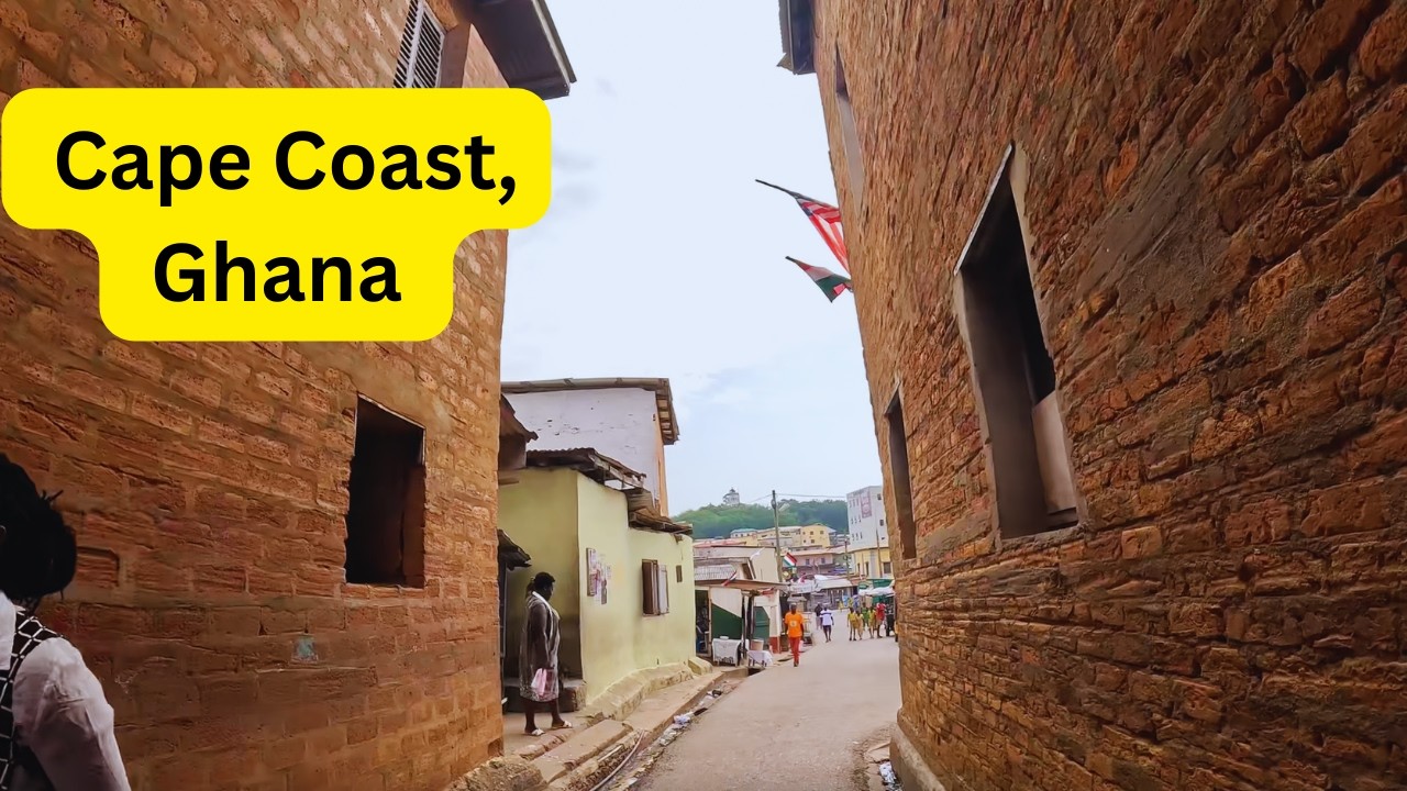 Cape Coast, Ghana, City walking tour