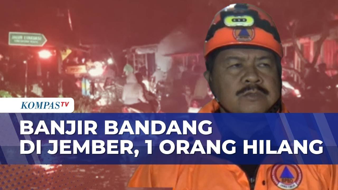 1 Orang Hilang Terseret Banjir Bandang di Jember | SAPA PAGI