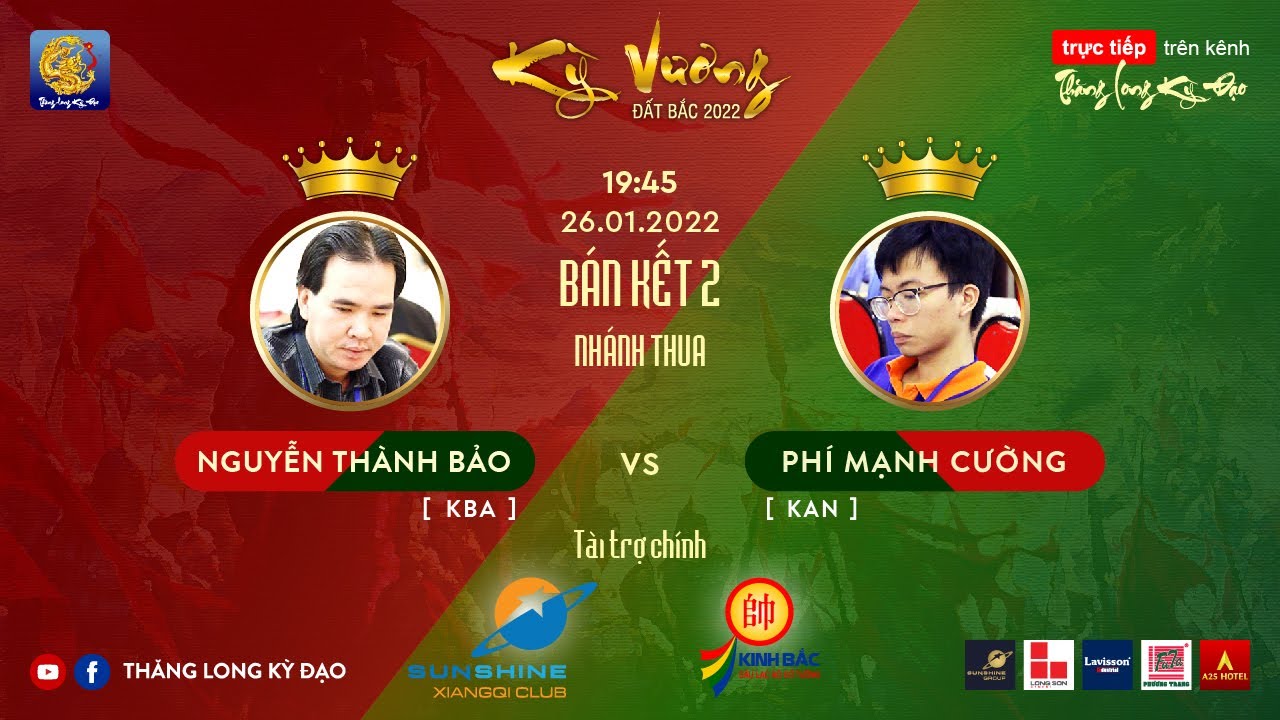 Kỳ vương đất Bắc 2022 | Nguyễn Thành Bảo vs Phí Mạnh Cường | Bán kết 2 nhánh thua