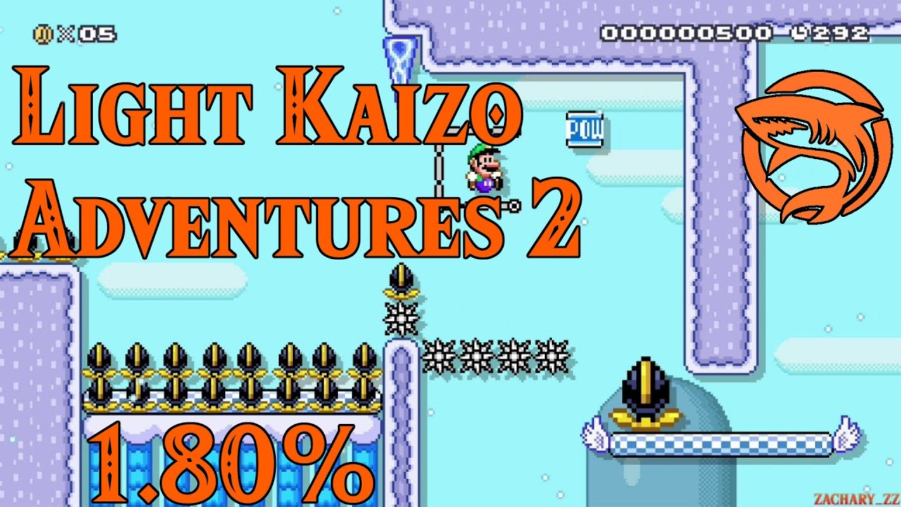 Light Kaizo Adventures 2 - 1.80% Clear Rate - Super Mario Maker 2