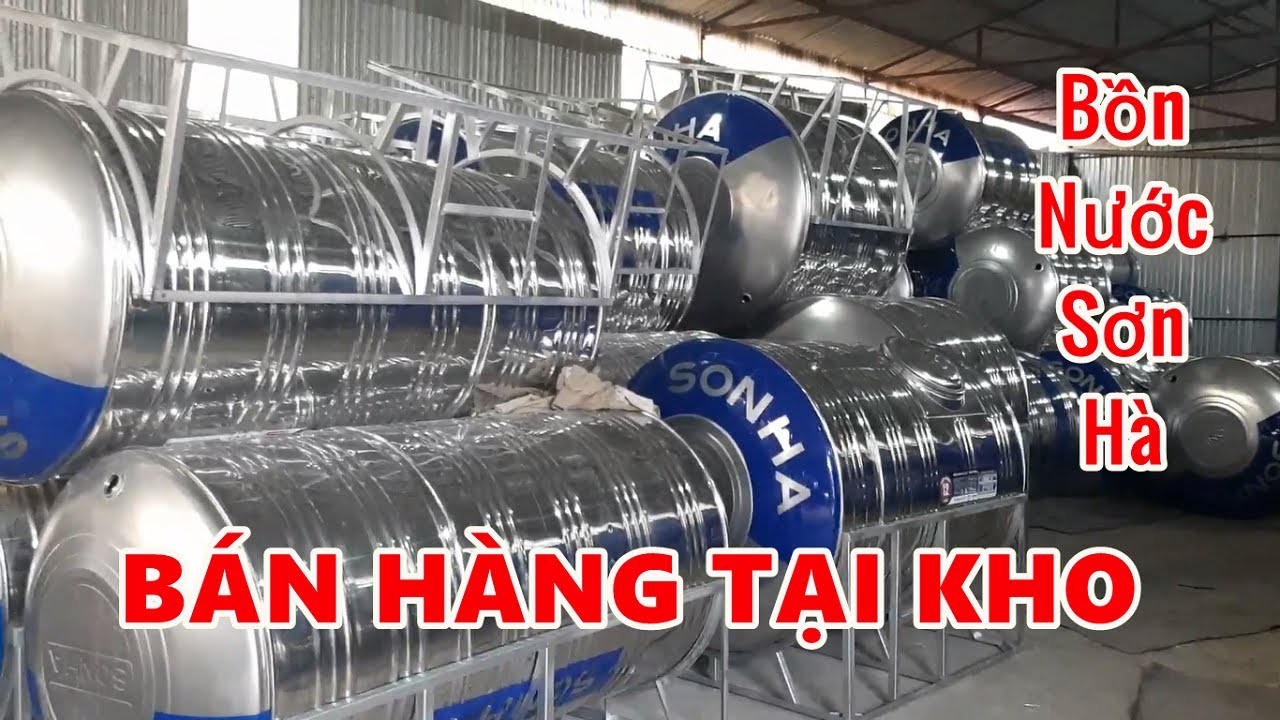 Bồn nước Sơn Hà bán hàng tại kho