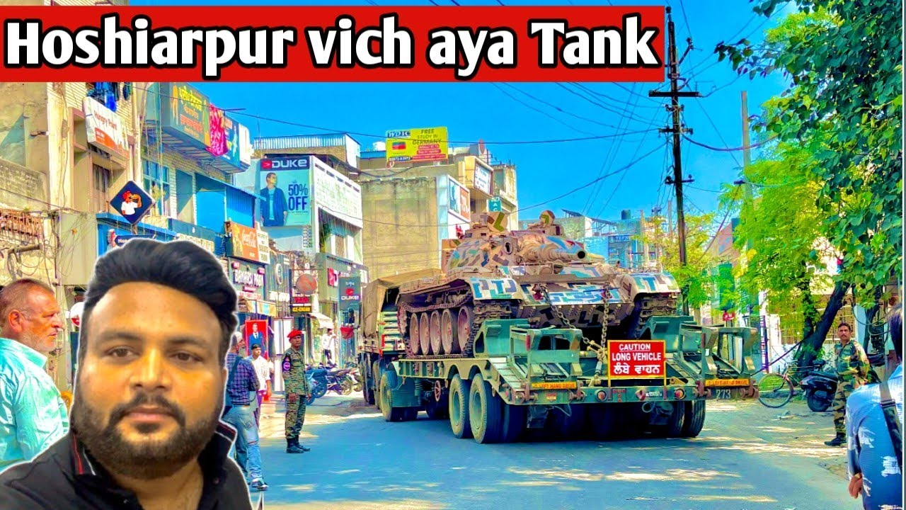 Hoshiarpur vich aya Tank