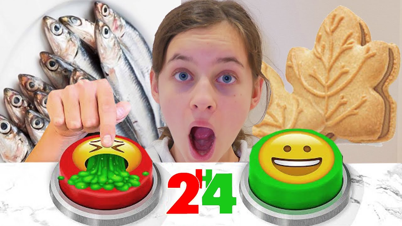 Boutons Mystères Décident Ce Qu'On Mange Pendant 24 Heures !