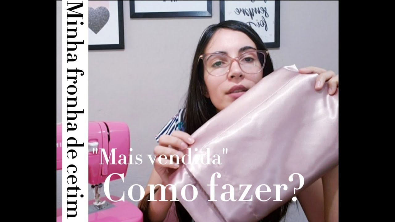 Minha fronha de cetim com aba mais vendida 😍 Como fazer?