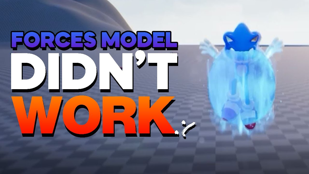 Forces Sonic Model in Infinity Engine