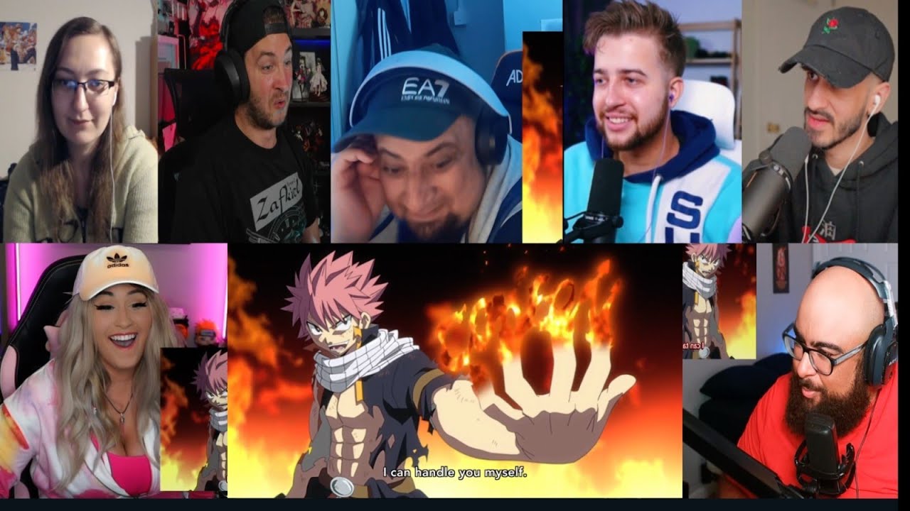 FAIRY TAIL EPISODE 174 REACTION MASHUP!!