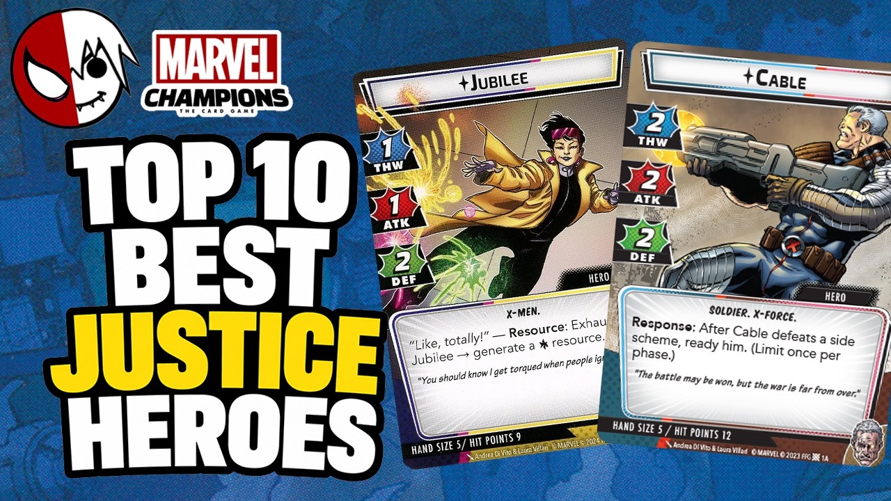 Top 10 Best Justice Heroes in Marvel Champions