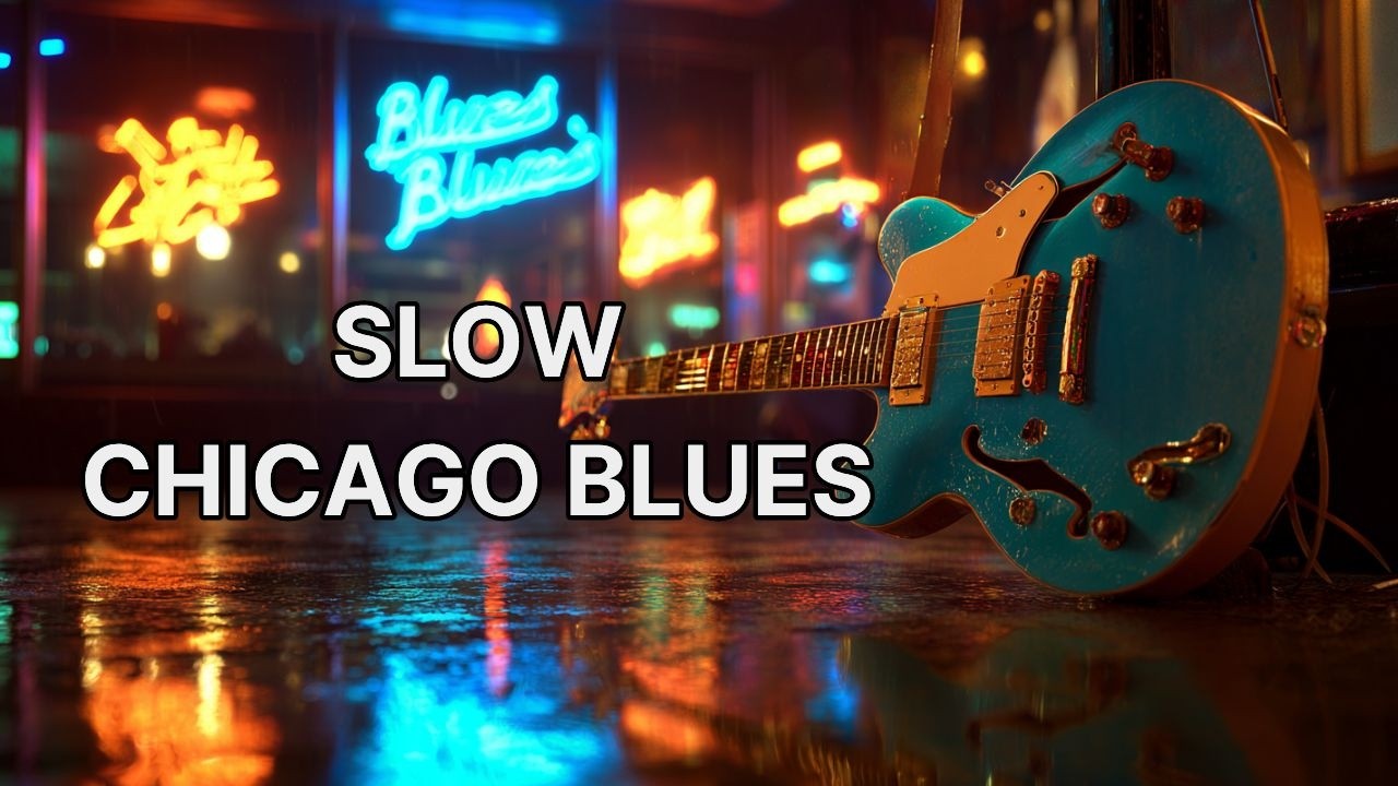 Steel & Smoke | Deep Chicago Blues Night – Midnight Instrumental 🎸