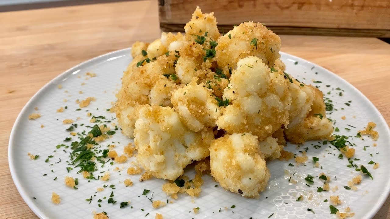 Schnell & g&uuml;nstig: Blumenkohl! 3 Zutaten und 5 Minuten! Ein leckeres Abendessen ohne Fleisch! #28