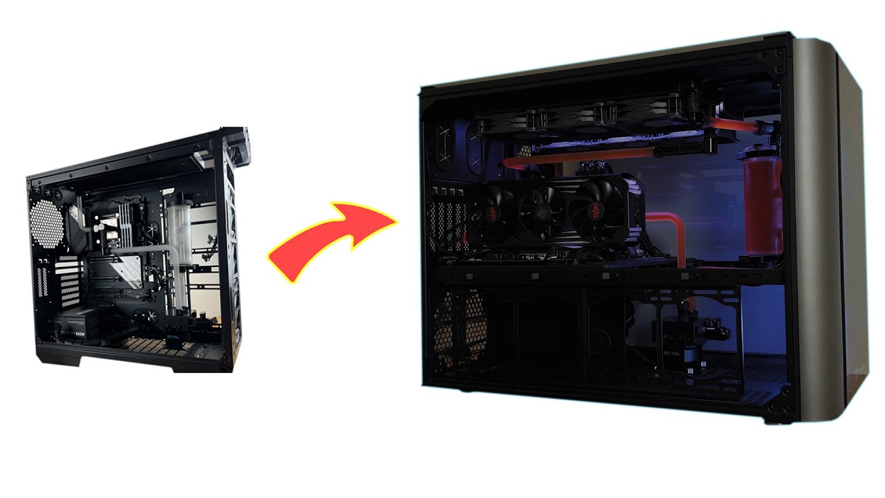 I imigrated my system to the HUGE thermaltake level 20 xt