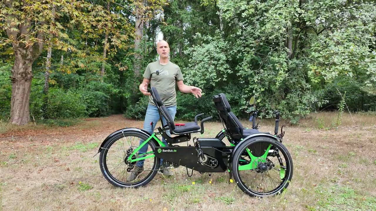 Bambuk Driewieltandem  Veilig, stabiel en elektrisch samen fietsen | Fietsoplossing