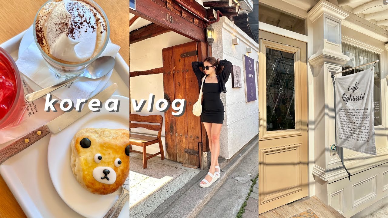 KOREA VLOG 🍞 itaewon, cafe hopping, shopping in gangnam, gwangjang market