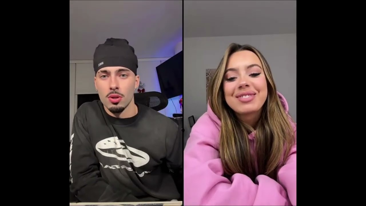 Braeden & Lanah Most Recent TikTok Live pt.1