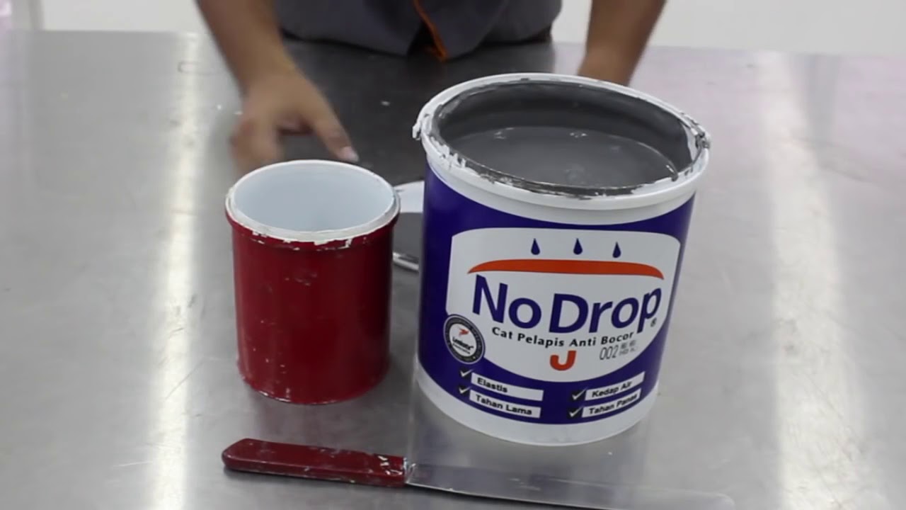 Video Tutorial No Drop Cat Pelapis Anti Bocor