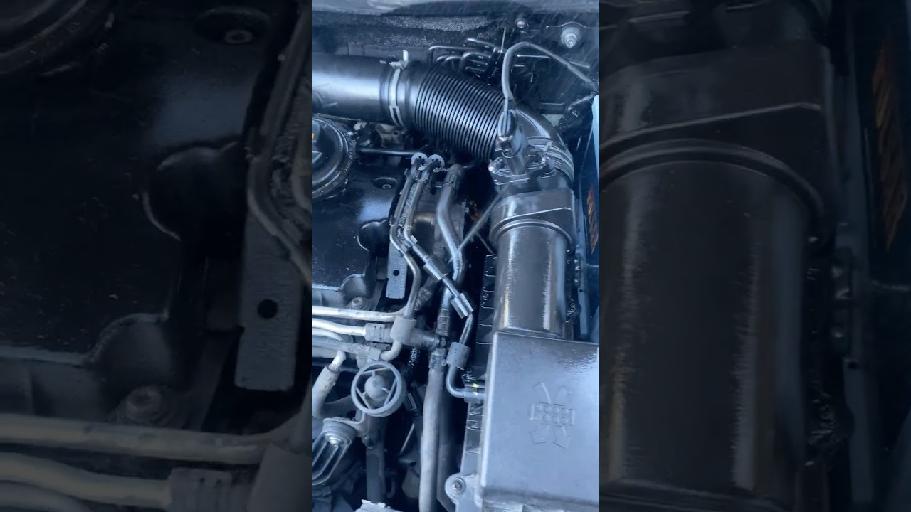 Durite de gasoil perc&eacute; #volkswagen #tdi